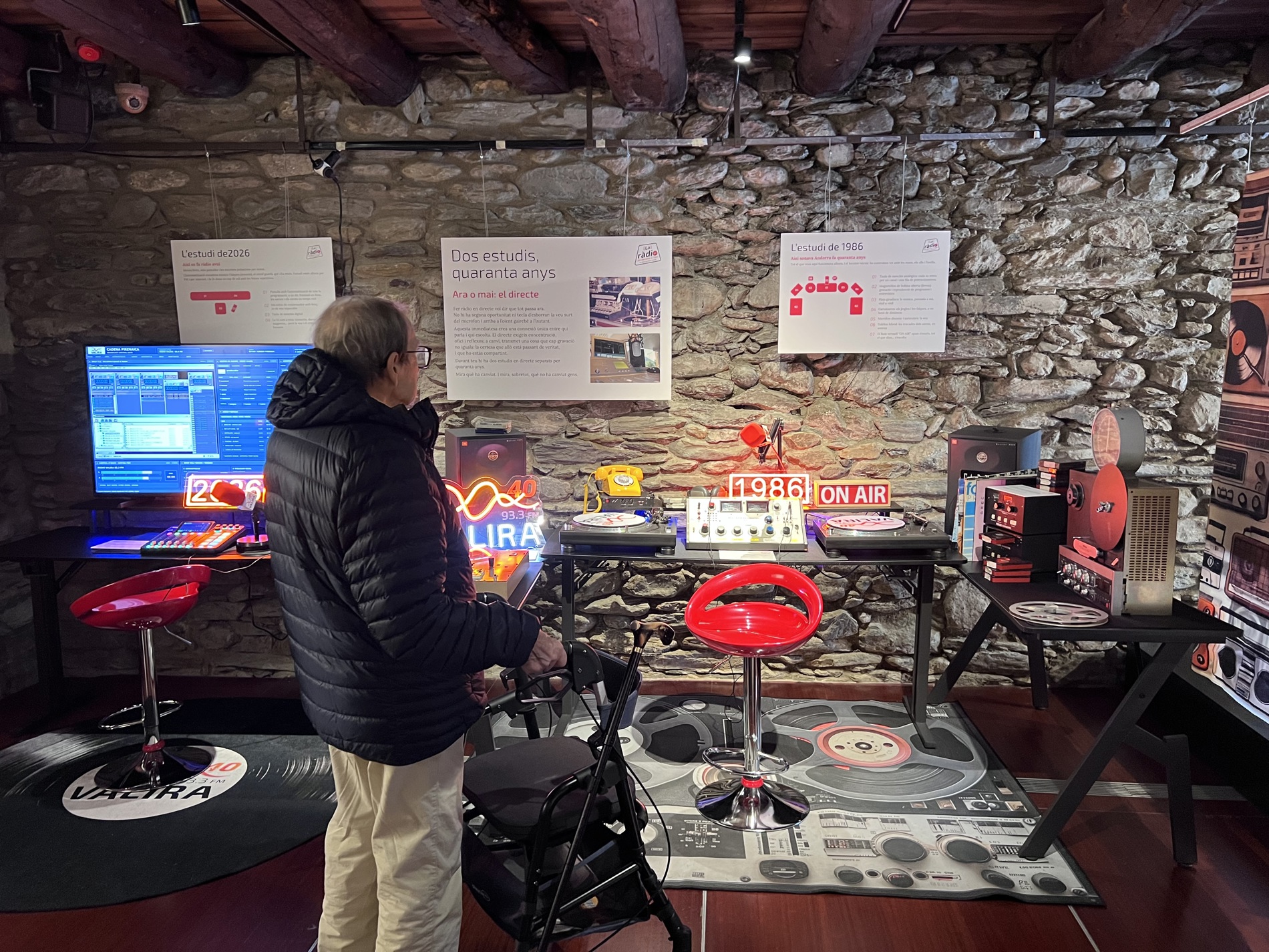 Visita Radia Valira - 40 anys