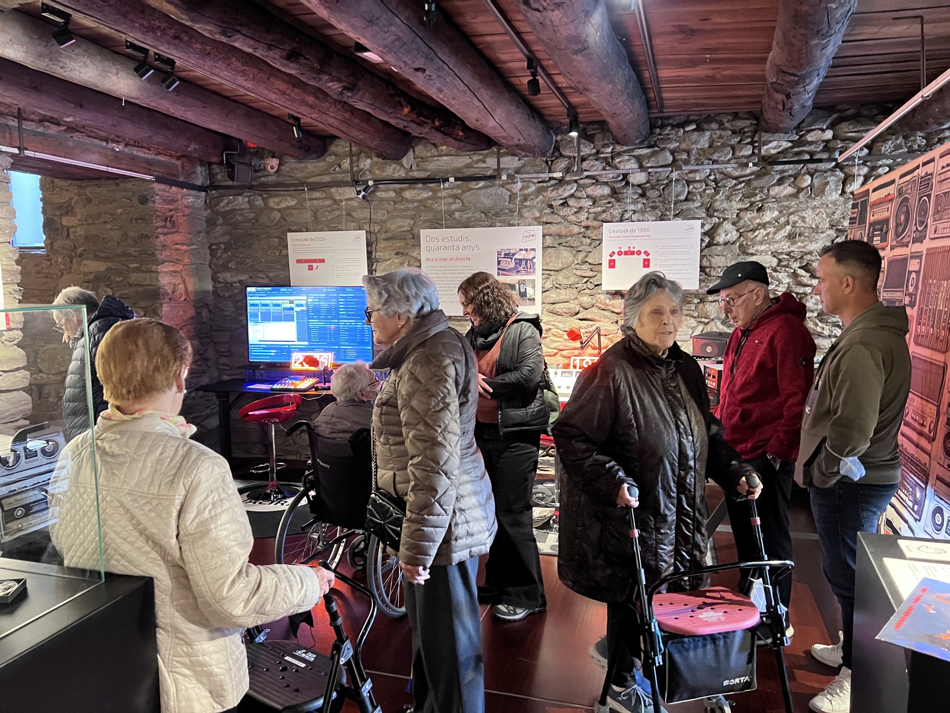 Visita Radia Valira - 40 anys