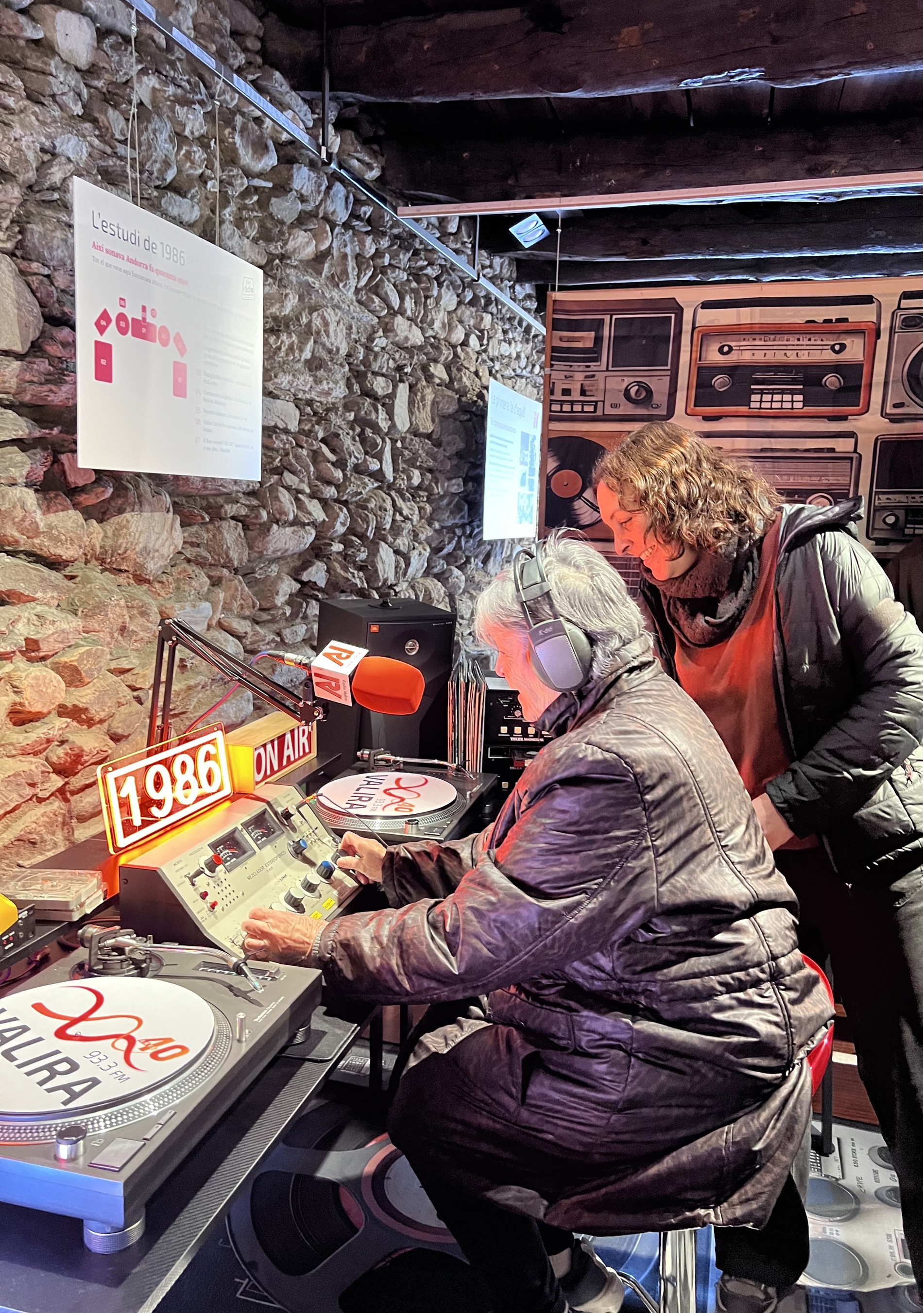 Visita Radia Valira - 40 anys