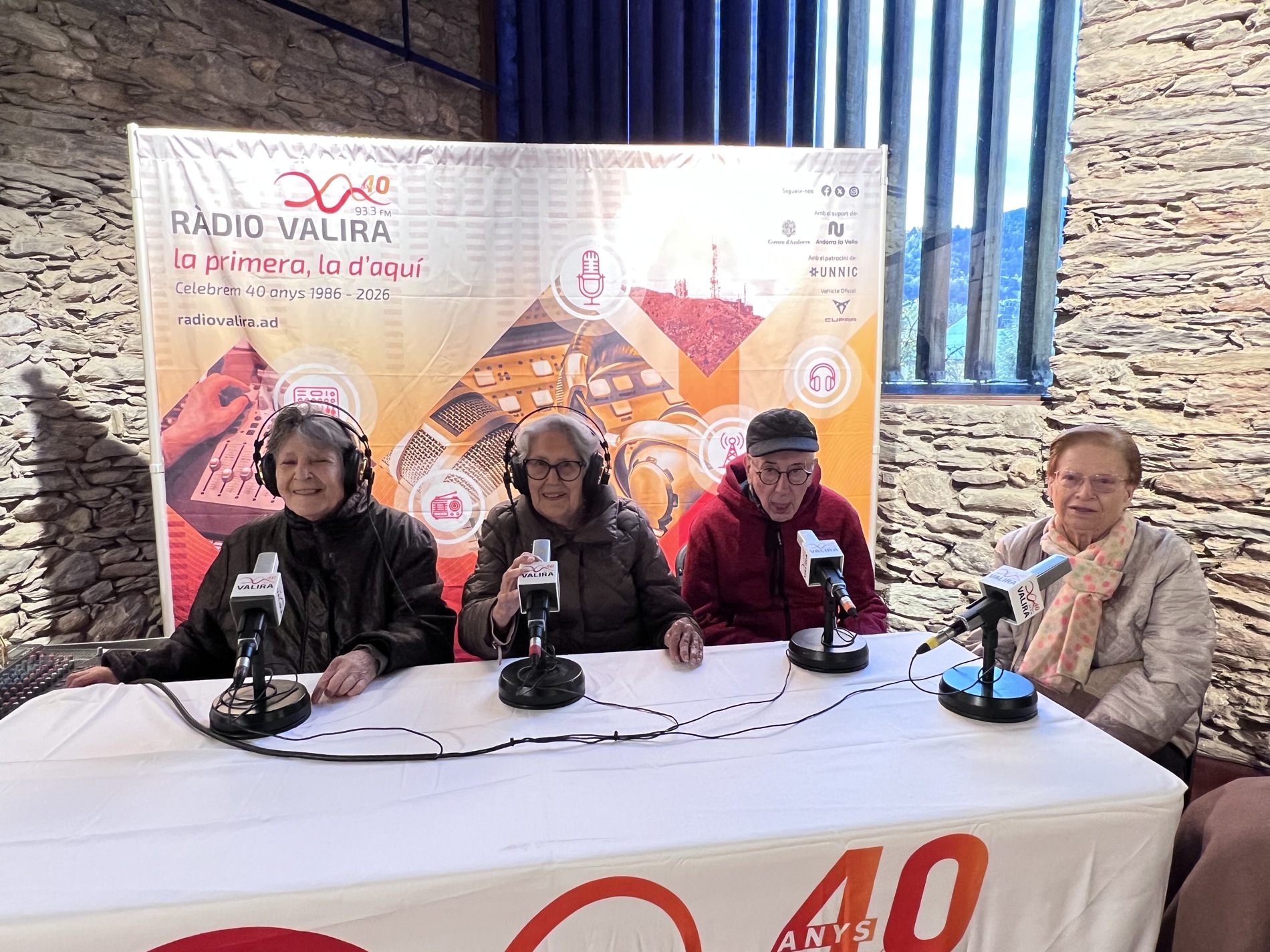 Visita Radia Valira - 40 anys