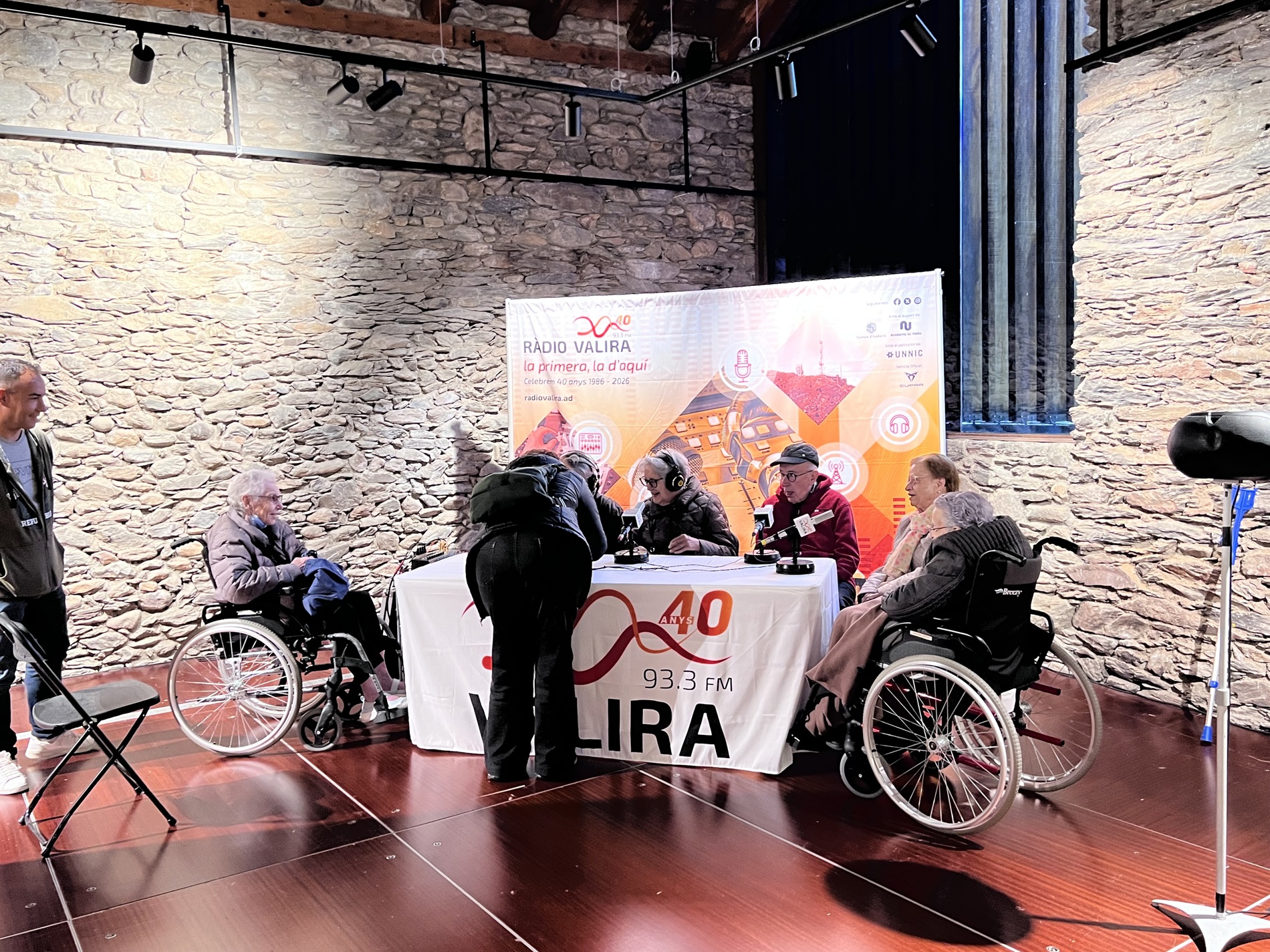 Visita Radia Valira - 40 anys